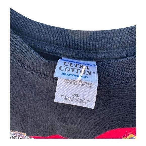 Ultra Cotton 2XL Men's Black Pokemon 2005 Heavyweight T-Shirt Exploud - Picture 3 of 5